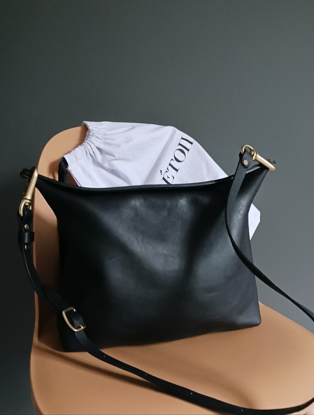 ORGAN Japanese Artsan Handmade Leather Crossbody Bag, New